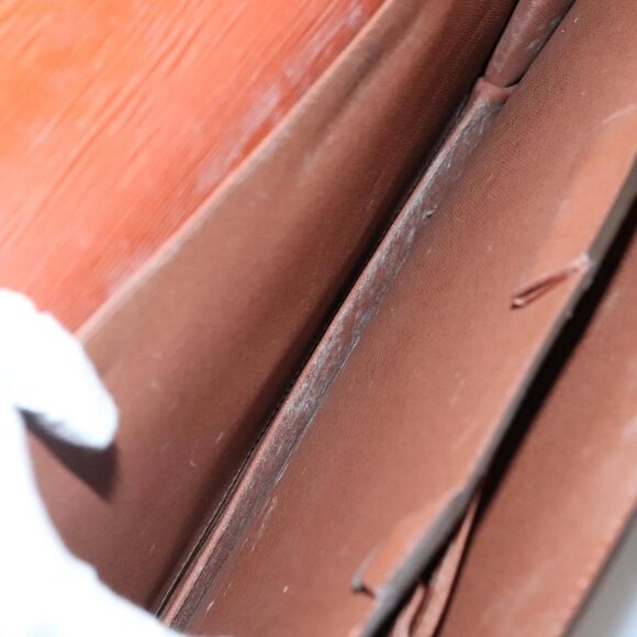 LOUIS VUITTON Epi Serviette Ambassador Business Bag Brown - Picture 10 of 15